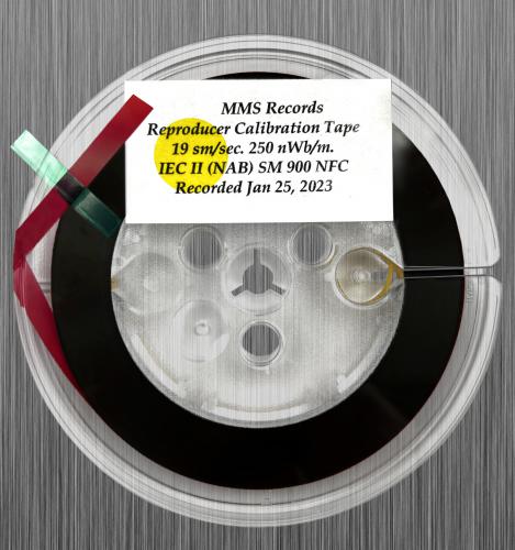 Миниратюра продукта Калибровочная 6.25мм лента MMS Records стандартов  IEC II ( NAB ) 