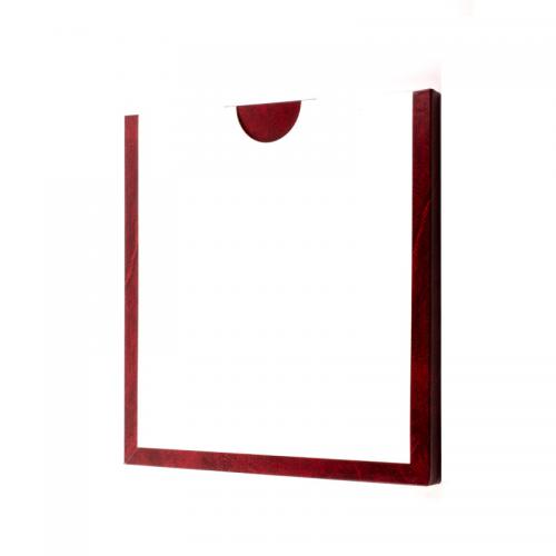 Миниатюра продукта Катушка 267мм 6.3мм Plastic Trident красная-прозрачная в коробке  - 2
